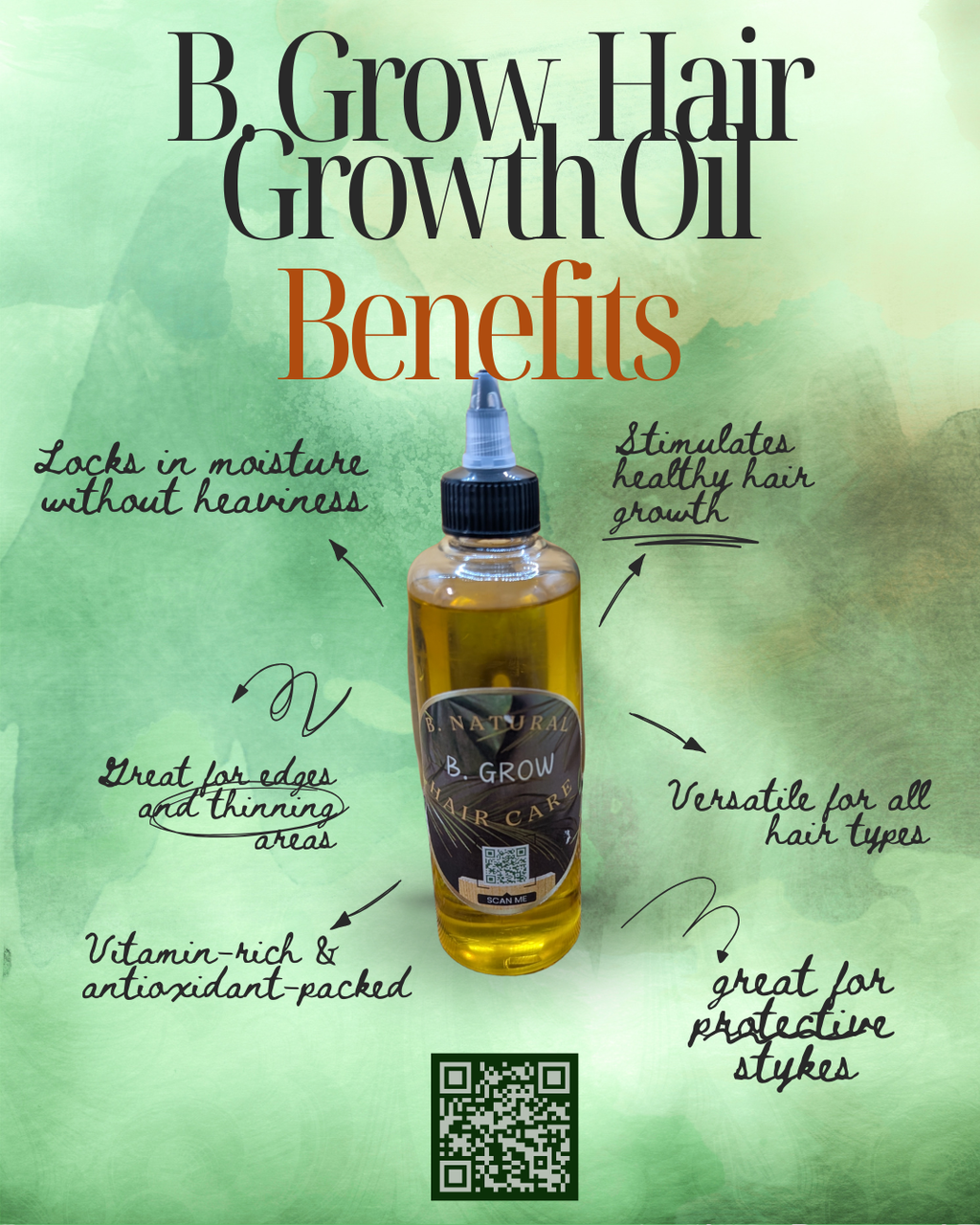 B. Grow Hair Growth Oil